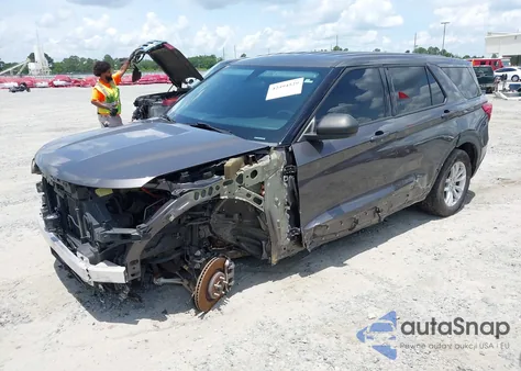 2021 Ford Police Interceptor из США, поврежденный, VIN 1FM5K8AW0MNA08587